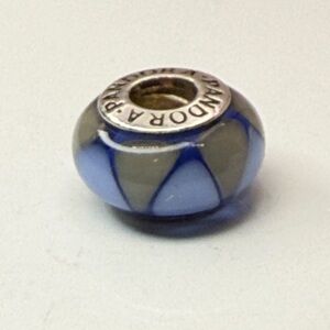 Retired Pandora Captivating Blue Murano Charm 790637